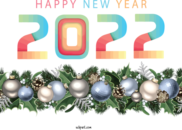 Free Holidays Christmas Graphics Christmas Day Garland For New Year 2022 Clipart Transparent Background