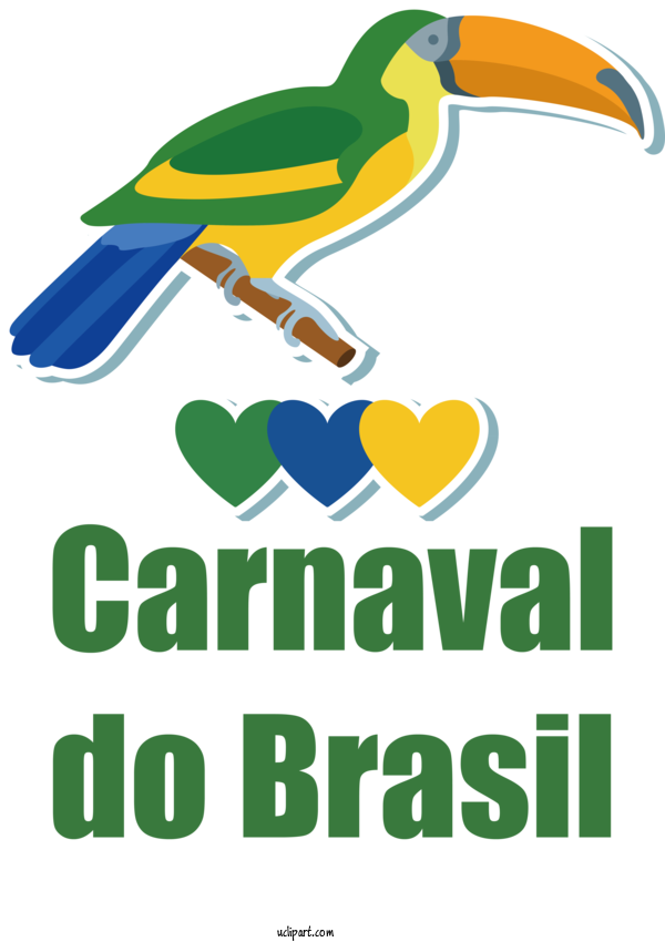 Free Holidays Birds Logo For Brazilian Carnival Clipart Transparent Background