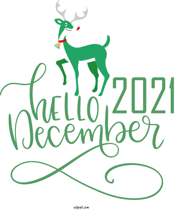 Free Nature Reindeer Deer Line Art For Winter Clipart Transparent Background
