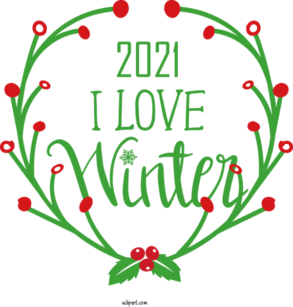 Free Christmas Leaf Floral Design Christmas Day For Hello Winter Clipart Transparent Background