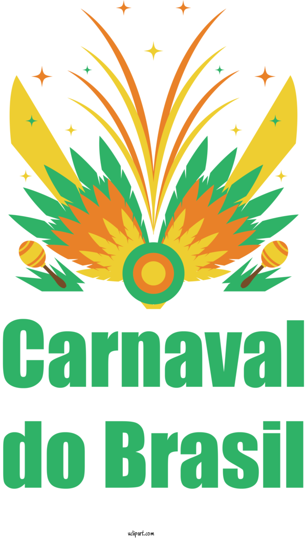 Free Holidays Logo  Leaf For Brazilian Carnival Clipart Transparent Background