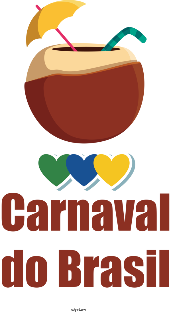 Free Holidays Brazil Port Terminal Logo Line For Brazilian Carnival Clipart Transparent Background