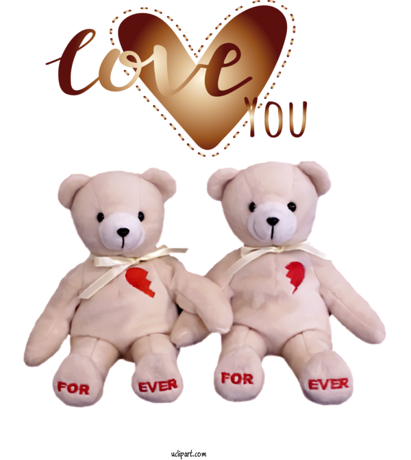 Free Holidays Bears Teddy Bear Stuffed Toy For Valentines Day Clipart Transparent Background