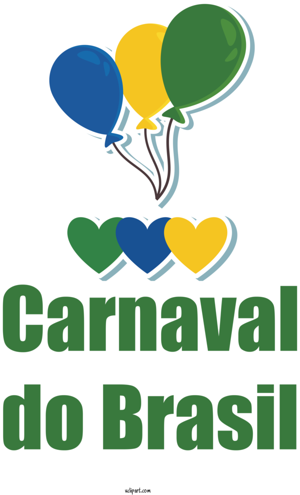 Free Holidays Logo  Balloon For Brazilian Carnival Clipart Transparent Background