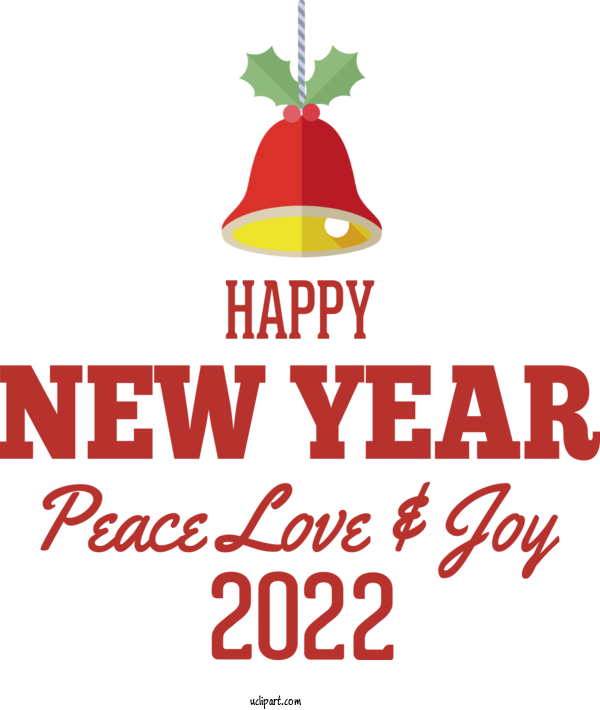 Free Holidays Logo Line Tree For New Year 2022 Clipart Transparent Background