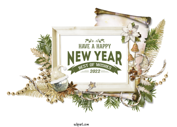 Free Holidays Birthday Picture Frame Film Frame For New Year 2022 Clipart Transparent Background