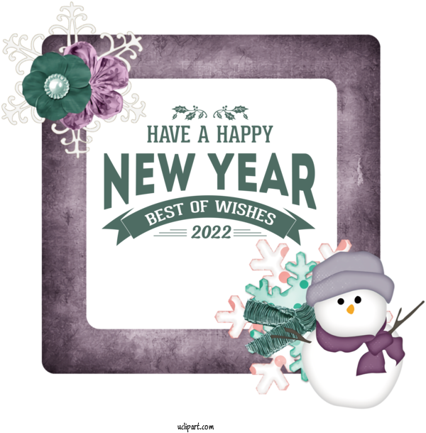 Free Holidays Drawing Design New Year For New Year 2022 Clipart Transparent Background