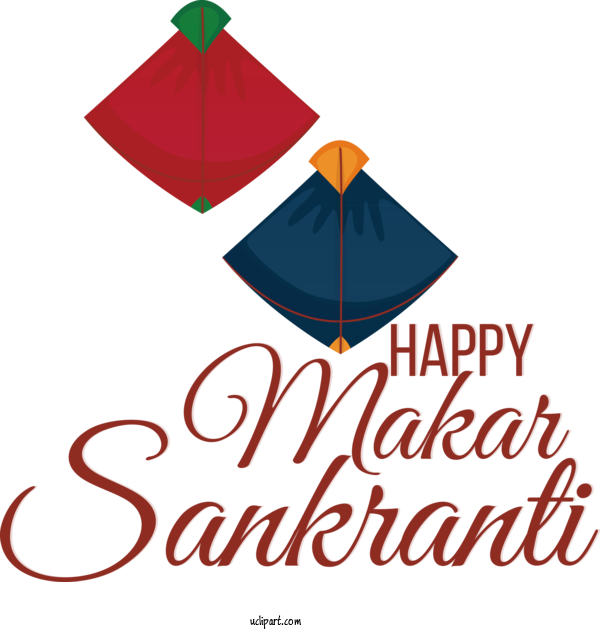 Free Holidays Design Logo Love Scent For Makar Sankranti Clipart Transparent Background