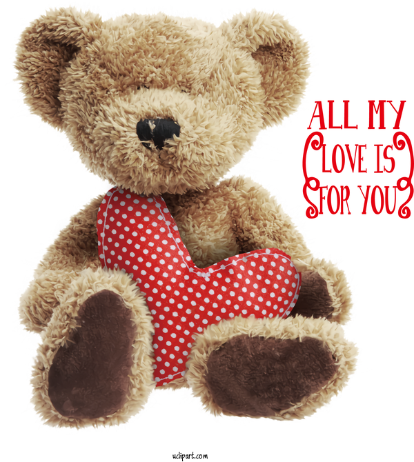 Free Holidays Bears Teddy Bear Plush For Valentines Day Clipart Transparent Background