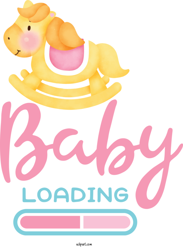Free Baby Shower Logo Cartoon Line For Baby Loading Clipart Transparent Background
