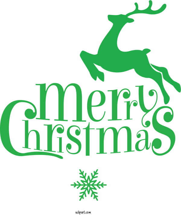 Free Christmas Logo Design Green For Green Merry Christmas Clipart Transparent Background