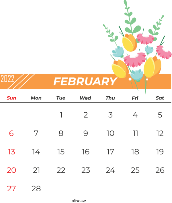 Free Life Design Flower Floral Design For Yearly Calendar Clipart Transparent Background
