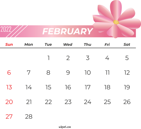 Free Life Line Font Calendar For Yearly Calendar Clipart Transparent Background