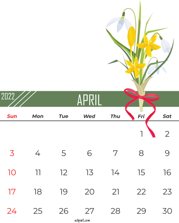Free Life Calendar Flower Line For Yearly Calendar Clipart Transparent Background