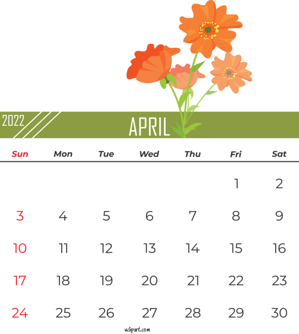 Free Life Flower Design Drawing For Yearly Calendar Clipart Transparent Background