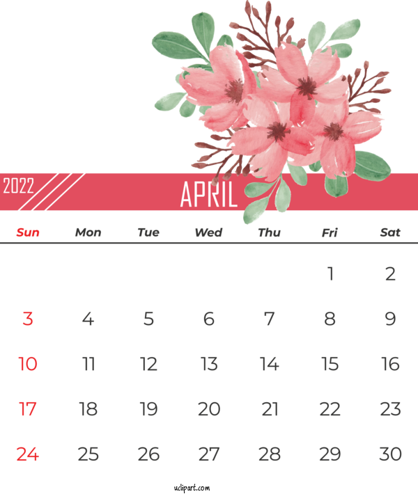 Free Life Flower Cut Flowers Floral Design For Yearly Calendar Clipart Transparent Background