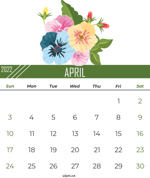 Free Life Design Royalty Free Flower For Yearly Calendar Clipart Transparent Background