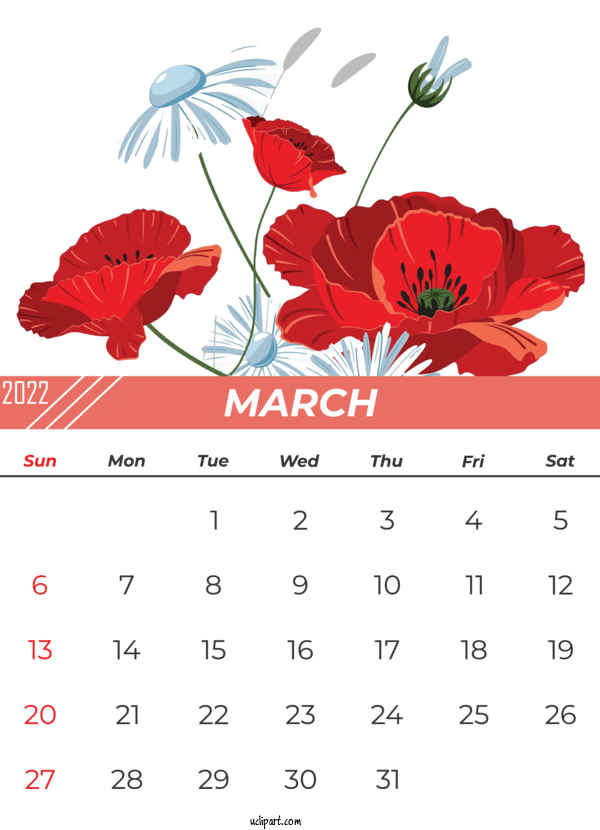 Free Life Paper Flower Design For Yearly Calendar Clipart Transparent Background
