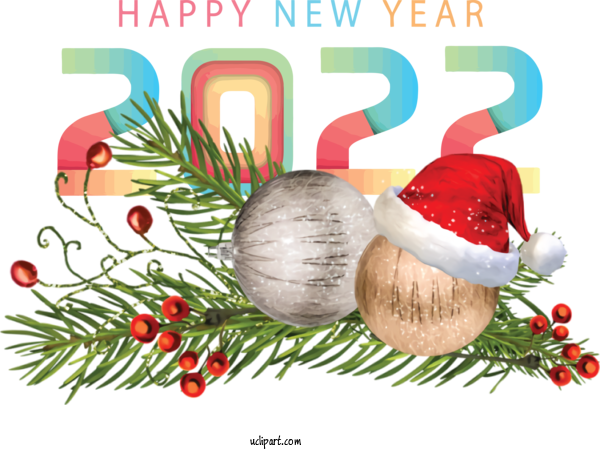 Free Holidays 2022 Christmas Day New Year For New Year 2022 Clipart Transparent Background