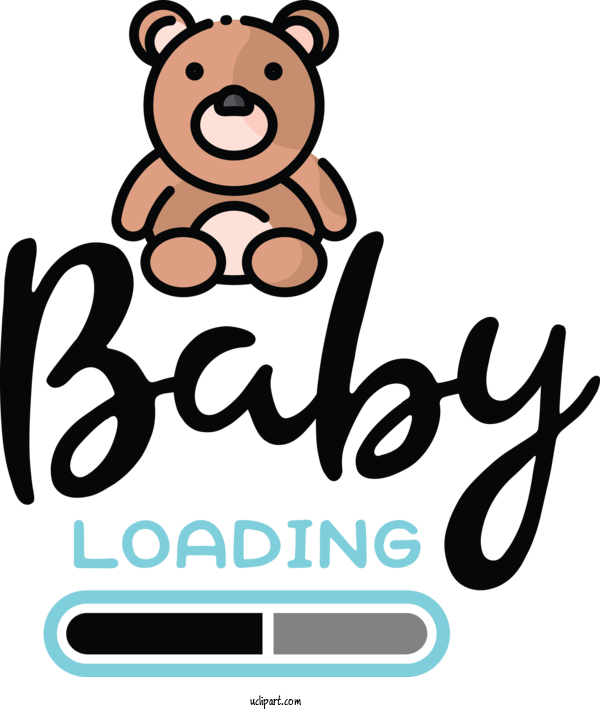 Free Baby Shower Human Logo Cartoon For Baby Loading Clipart Transparent Background
