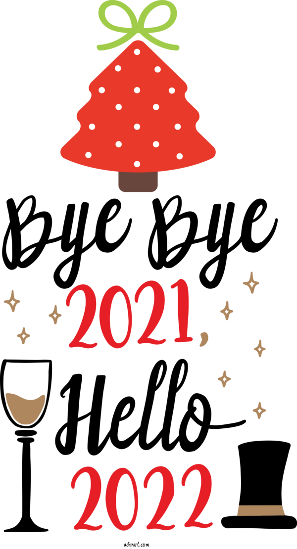 Free Holidays Christmas Tree Line Tree For New Year 2022 Clipart Transparent Background