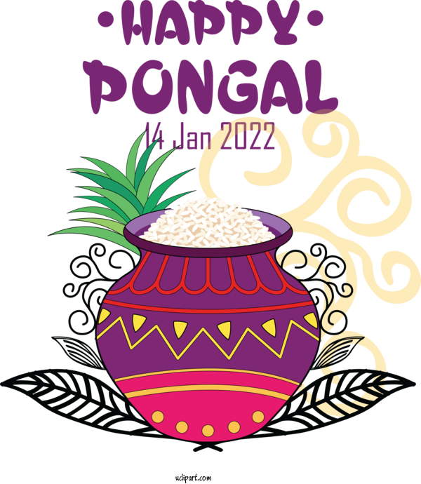 Free Holidays Pongal Pongal Mattu Pongal For Pongal Clipart Transparent Background