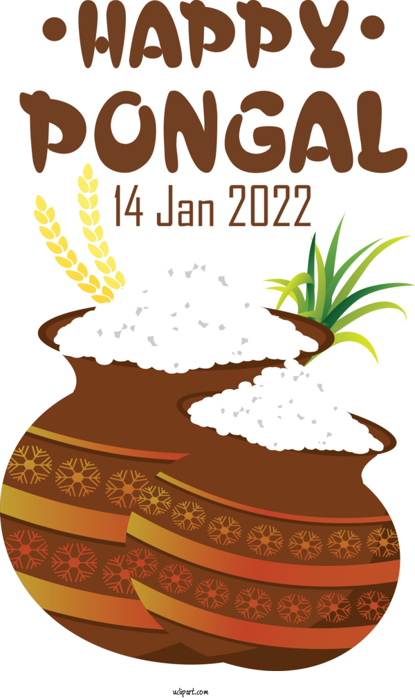 Free Holidays Pongal Pongal Sweet Pongal For Pongal Clipart Transparent Background
