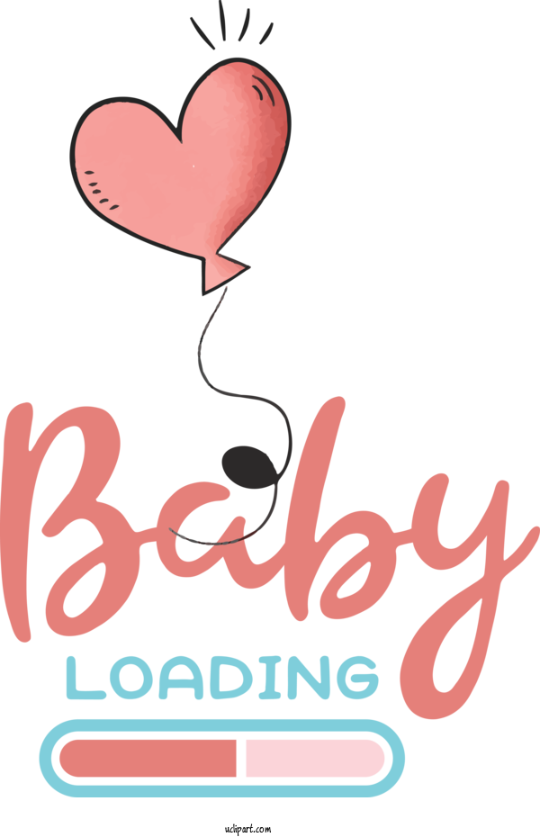 Free Occasions Design M 095 Logo For Baby Shower Clipart Transparent Background