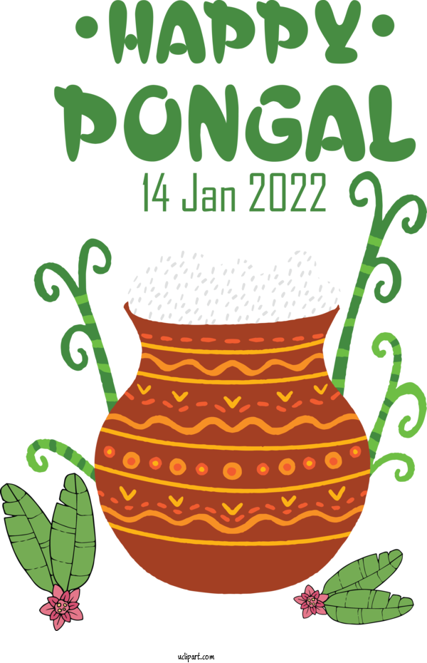 Free Holidays Pongal Icon Design For Pongal Clipart Transparent Background