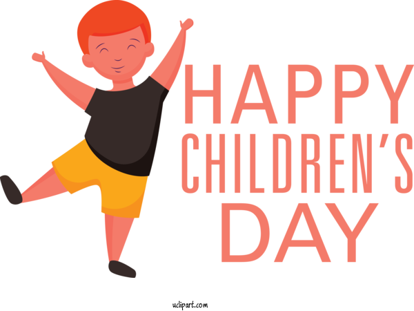 Free Holidays Human Euganean Hills Logo For Children's Day Clipart Transparent Background