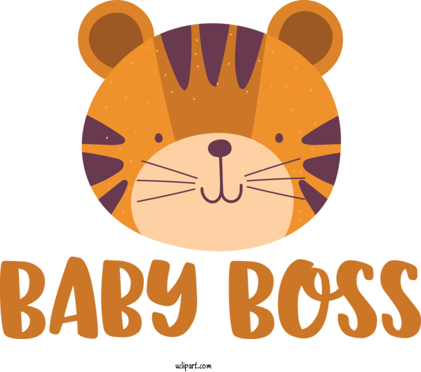 Free Occasions Cat Koala Tiger For Baby Shower Clipart Transparent Background
