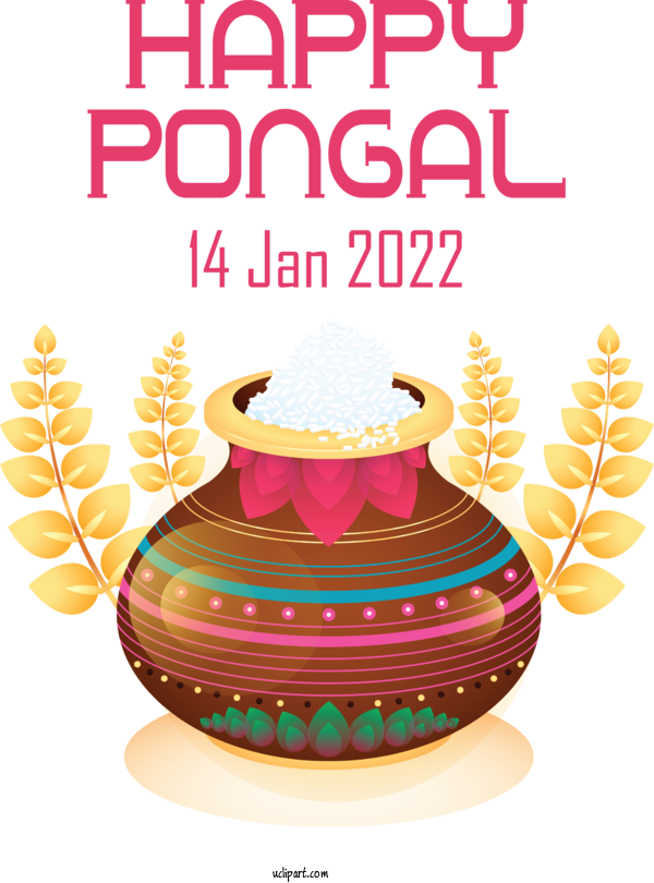 Free Holidays Pongal Design Pongal   Harvest Festival For Pongal Clipart Transparent Background