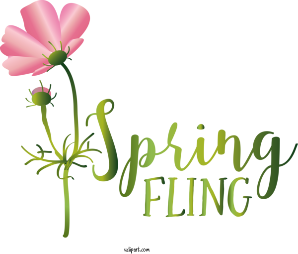 Free Nature Cut Flowers Leaf Design For Spring Clipart Transparent Background