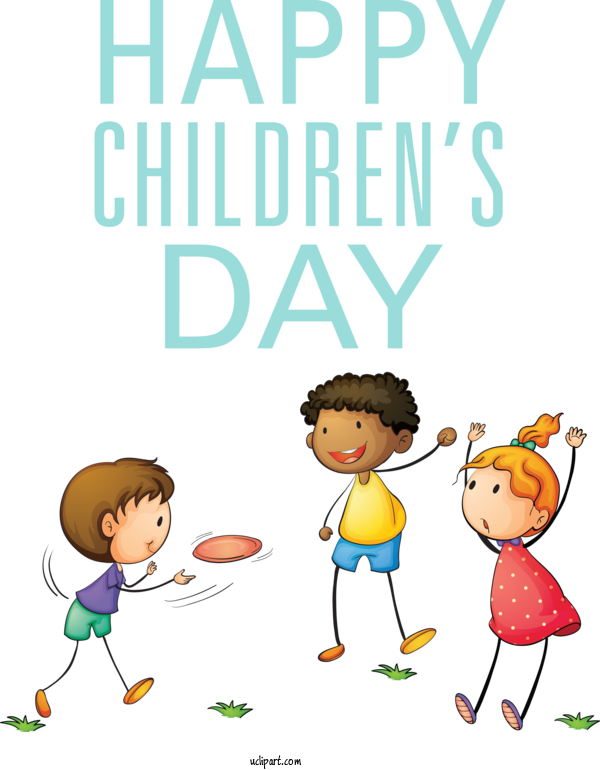 Free Holidays Drawing Cartoon Animation For Children's Day Clipart Transparent Background