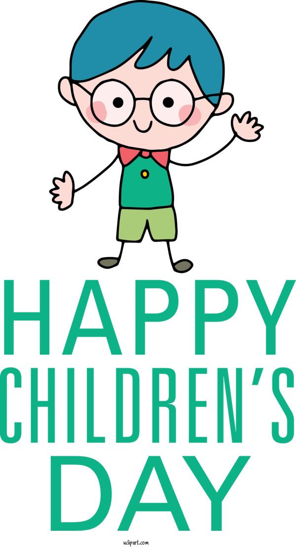 Free Holidays Human Cartoon Behavior For Children's Day Clipart Transparent Background