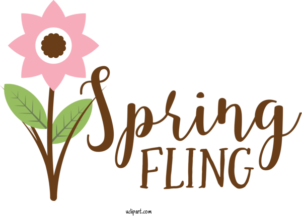 Free Nature Cut Flowers Design Logo For Spring Clipart Transparent Background