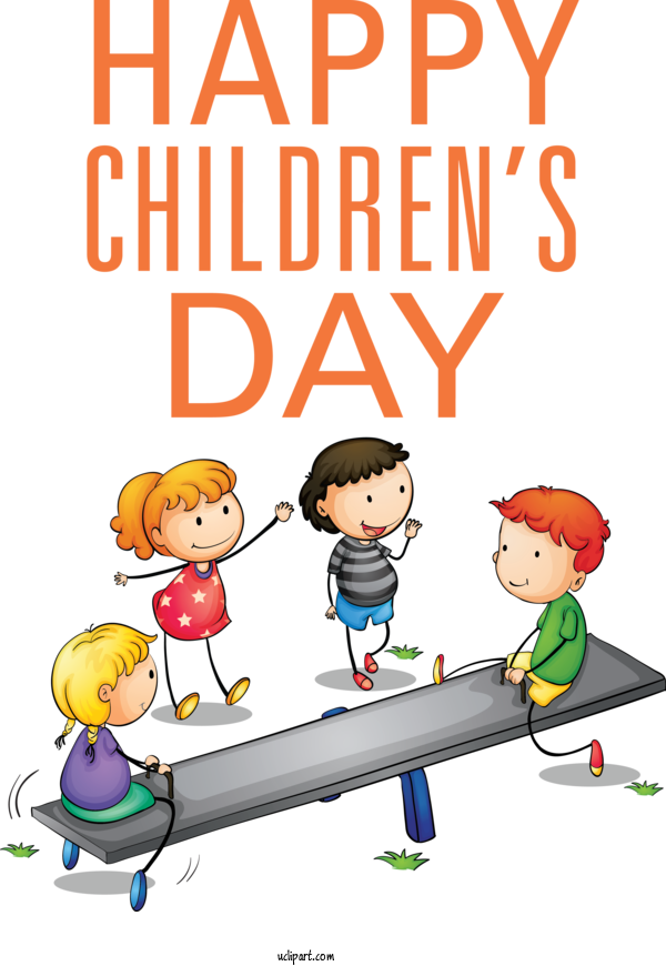 Free Holidays Drawing For Children's Day Clipart Transparent Background