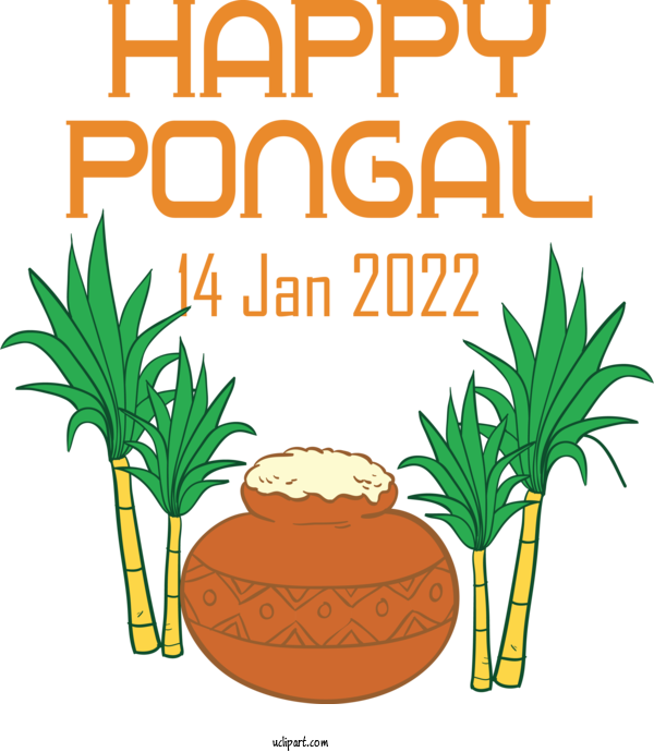 Free Holidays Pongal Harvest Festival Makar Sankranti For Pongal Clipart Transparent Background
