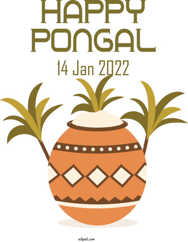 Free Holidays Pongal Pongal Makar Sankranti For Pongal Clipart Transparent Background