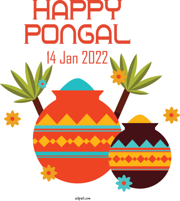 Free Holidays Pongal Mattu Pongal Onam For Pongal Clipart Transparent Background