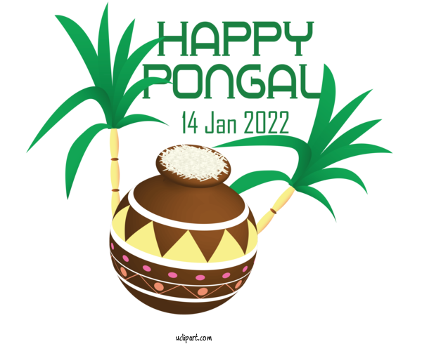 Free Holidays Plant Tree Drawing For Pongal Clipart Transparent Background