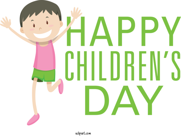 Free Holidays Human Logo Meter For Children's Day Clipart Transparent Background
