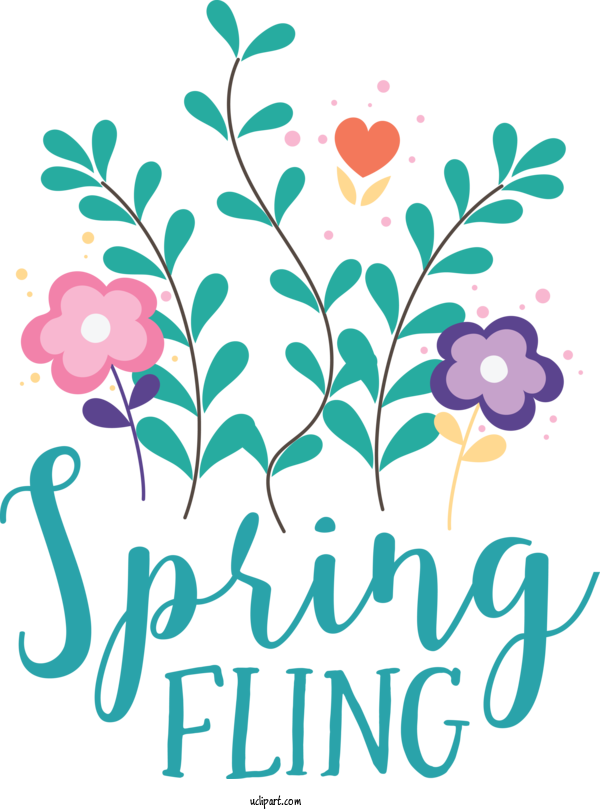 Free Nature Drawing Design For Spring Clipart Transparent Background
