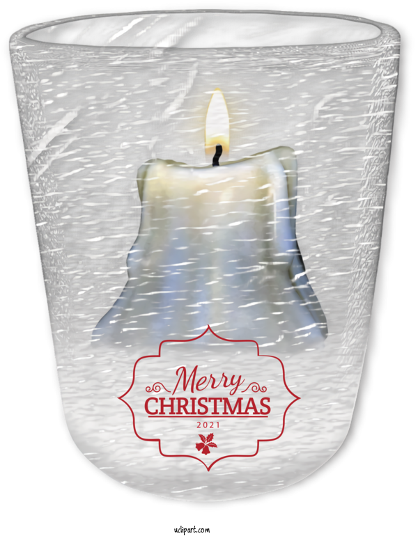 Free Holidays Candle Water Scented Candle For Christmas Clipart Transparent Background