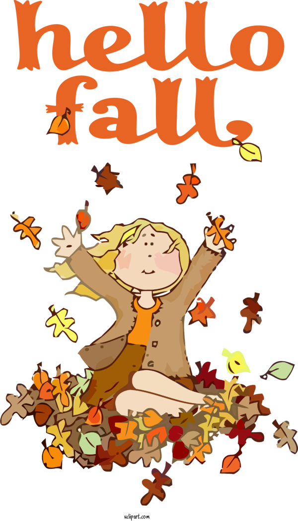 Free Nature Clip Art For Fall Autumn Drawing For Autumn Clipart Transparent Background