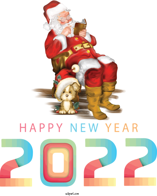 Free Holidays Birthday Mrs. Claus New Year For New Year 2022 Clipart Transparent Background