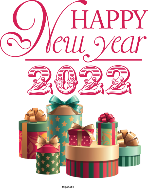 Free Holidays Christmas Day New Year Nouvel An 2022 For New Year 2022 Clipart Transparent Background