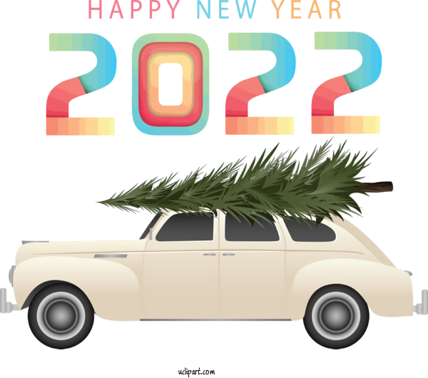 Free Holidays Christmas Day Car Christmas Graphics For New Year 2022 Clipart Transparent Background