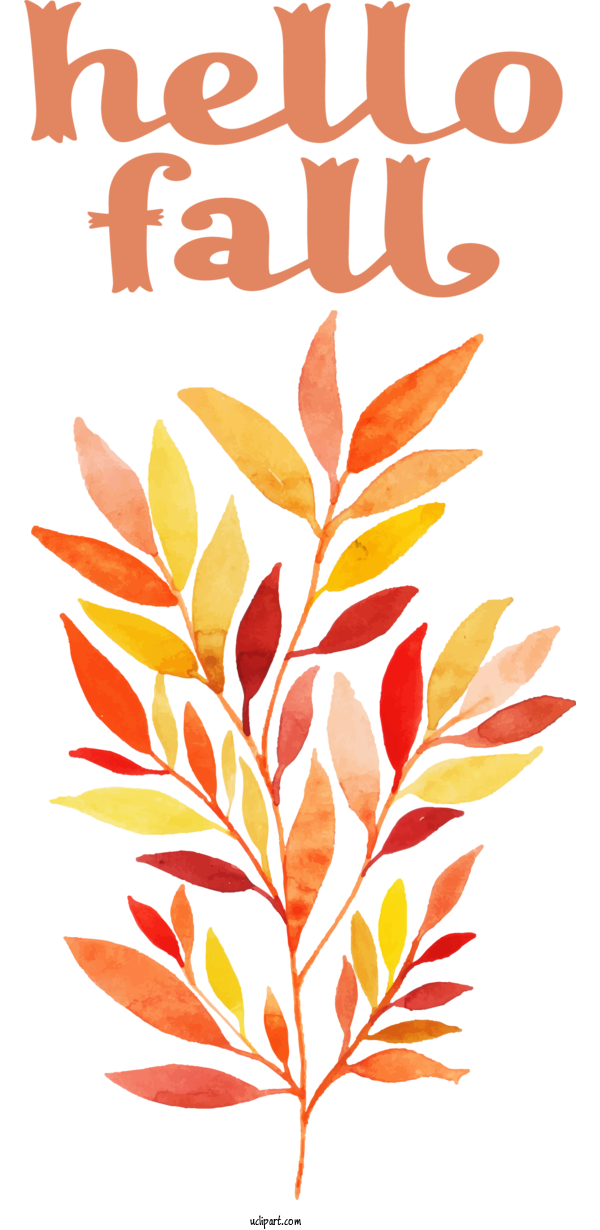 Free Nature Autumn Watercolor Painting Painting For Autumn Clipart Transparent Background