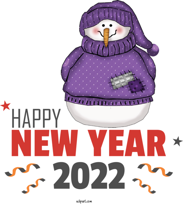 Free Holidays Coffee 2021 Design For New Year 2022 Clipart Transparent Background